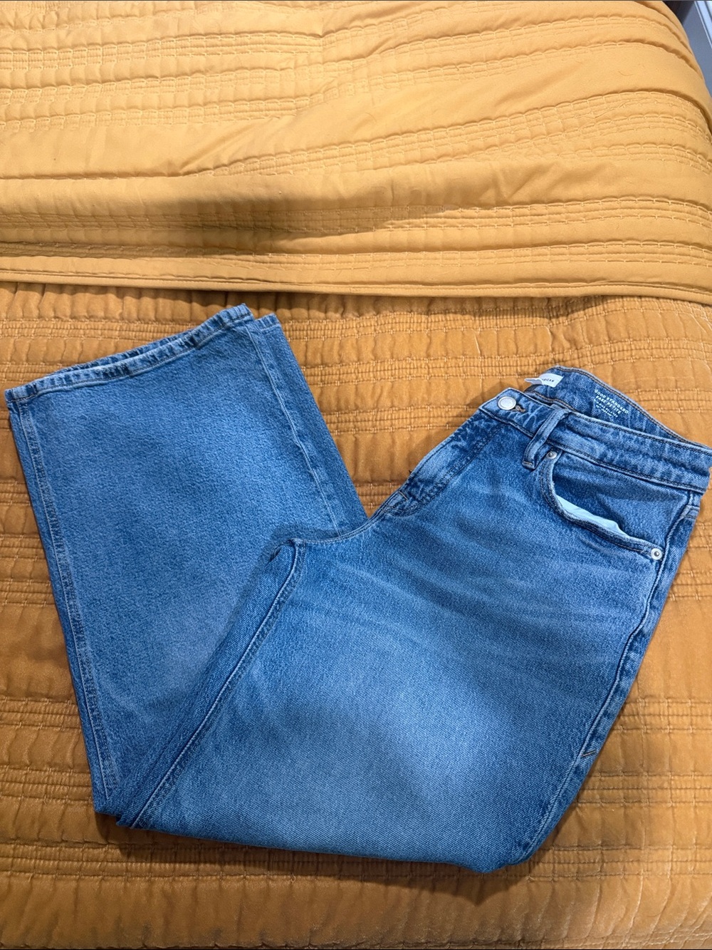 Good American Blue Flare Jeans